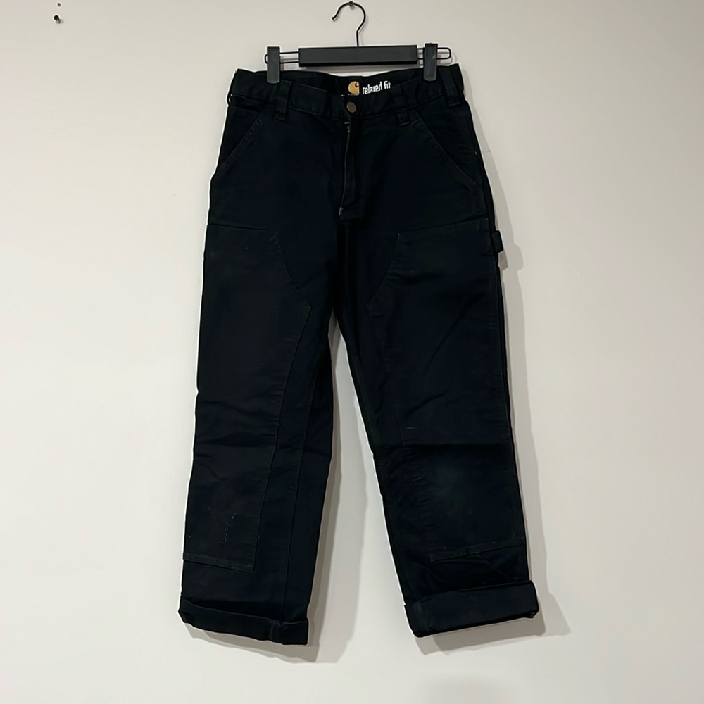 Carhartt Black Double Knee Carpenter Pants
